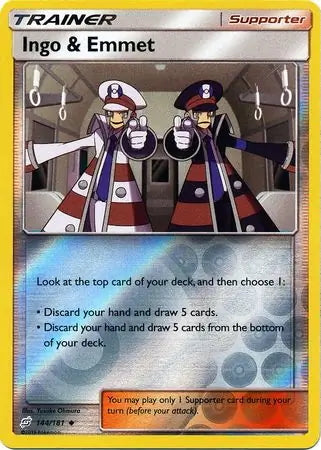 Team Up Ingo & Emmet #144/181 reverse holo